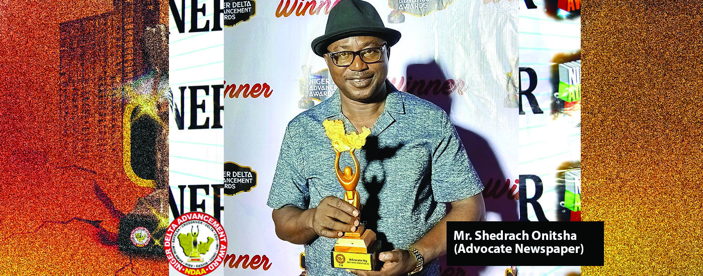 Mr. Shedrach Onitsha (Advocate Newspaper)